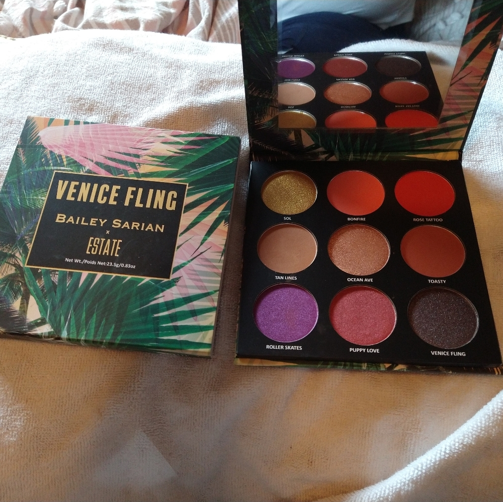 estate cosmetics x Bailey sarian Venice fling eyeshadow palette
